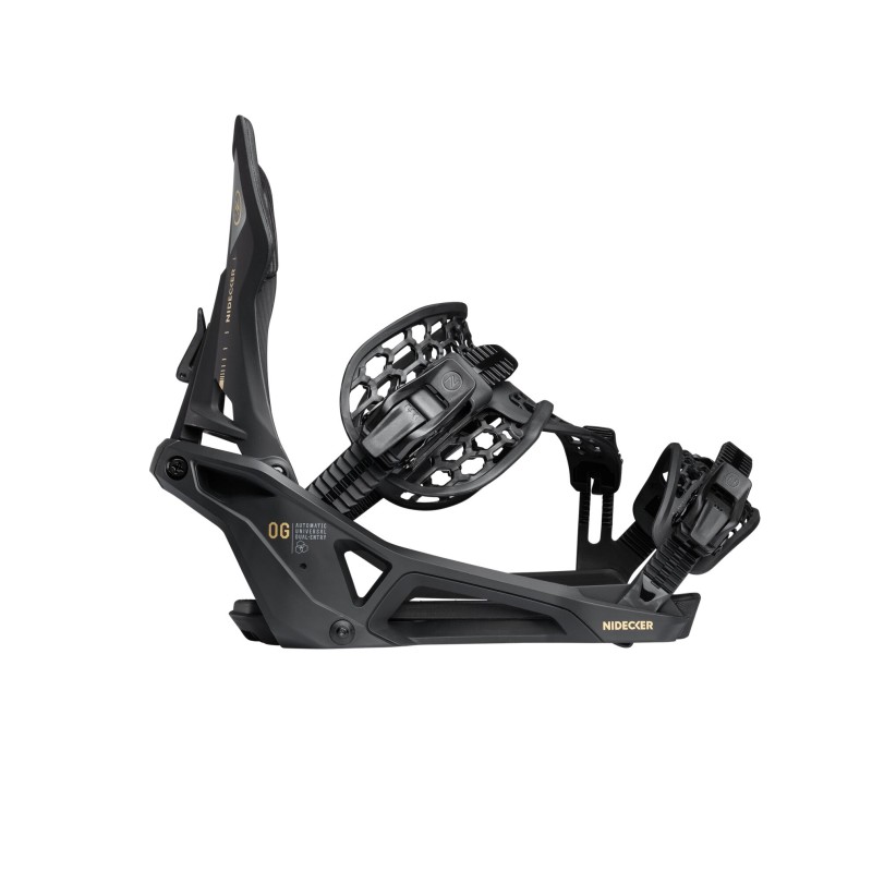 Snowboard bindings unisex Nidecker 2026 OG SUPERMATIC® Black