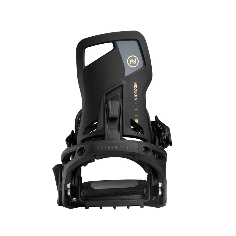 Snowboard bindings unisex Nidecker 2026 OG SUPERMATIC® Black