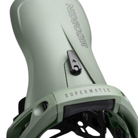 Snowboard bindings unisex Nidecker 2026 LT SUPERMATIC® Olive