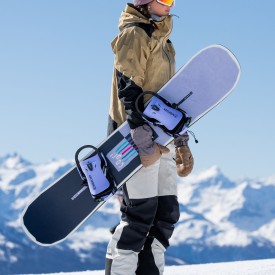 Snowboard bindings unisex Nidecker 2026 Muon Lavender