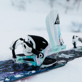 Snowboard bindings unisex Nidecker 2026 Kaon-Plus Bio White