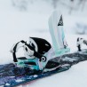 Snowboard bindings unisex Nidecker 2026 Kaon-Plus Bio White