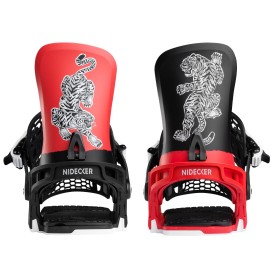 Snowboard bindings unisex Nidecker 2026 Kaon Red Tiger