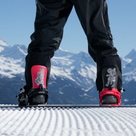 Snowboard bindings unisex Nidecker 2026 Kaon Red Tiger
