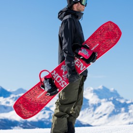Snowboard bindings unisex Nidecker 2026 Kaon Red Tiger