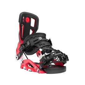 Snowboard bindings unisex Nidecker 2026 Flow Fuse Hybrid Crimson
