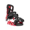 Snowboard bindings unisex Nidecker 2026 Flow Fuse Hybrid Crimson