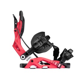 Snowboard bindings unisex Nidecker 2026 Flow Fuse Hybrid Crimson