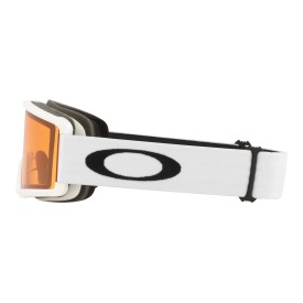 Snowboard goggles unisex youth Oakley 2026 TARGET LINE Matte White/Standard Persimmon