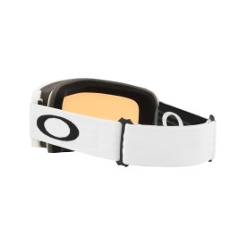Snowboard goggles unisex youth Oakley 2026 TARGET LINE Matte White/Standard Persimmon