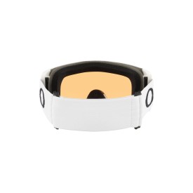 Snowboard goggles unisex youth Oakley 2026 TARGET LINE Matte White/Standard Persimmon