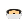 Snowboard goggles unisex youth Oakley 2026 TARGET LINE Matte White/Standard Persimmon