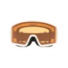 Snowboard goggles unisex Oakley 2026 TARGET LINE Matte White/Standard Persimmon