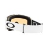 Snowboard goggles unisex Oakley 2026 TARGET LINE Matte White/Standard Persimmon