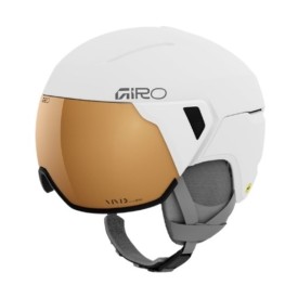 Snowboard helmet women GIRO ARIA SPHERICAL Matte White