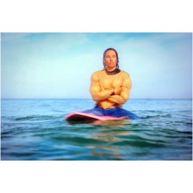 Surfboard UP Lee Ann Midleght Yellow/Purple