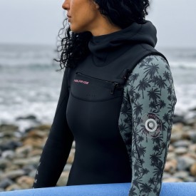 Neoprene wetsuit women NeilPryde Vamp 5/4 Hooded GBS FZ C3