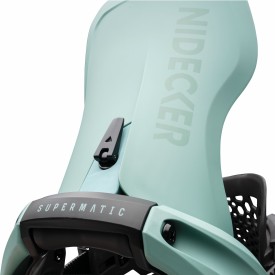 Snowboard bindings unisex Nidecker 2027 LT SUPERMATIC® Teal