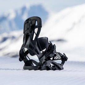 Snowboard bindings unisex Nidecker 2027 Flow Fuse Hybrid Black