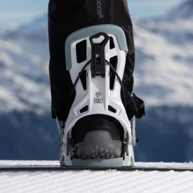 Snowboard bindings unisex Nidecker 2027 Flow Fuse Hybrid White