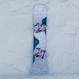 Snowboard board Women Nidecker 2027 Elle Purple Green