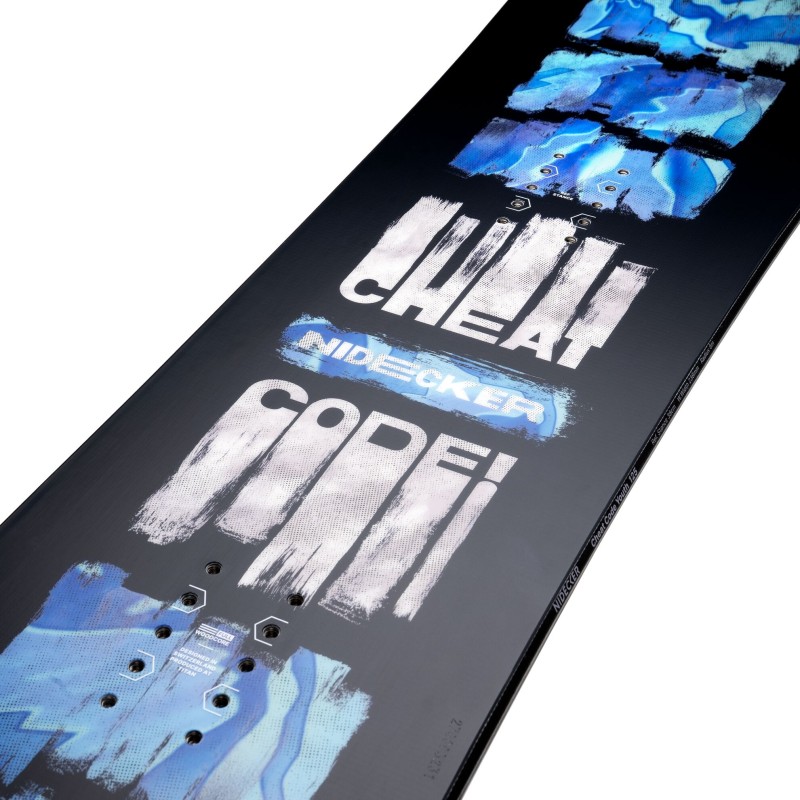 Snowboard board youth Nidecker 2027 Cheat Code Black Green White