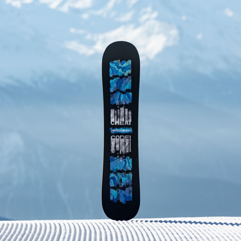Snowboard board youth Nidecker 2027 Cheat Code Black Green White