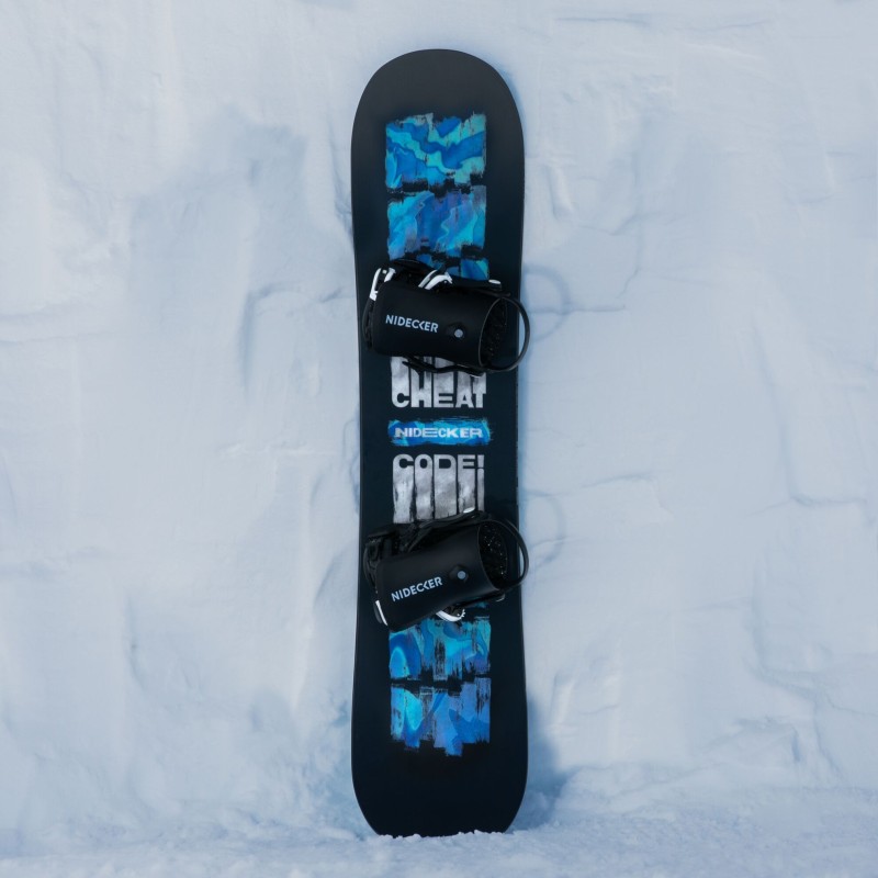 Snowboard board youth Nidecker 2027 Cheat Code Black Green White