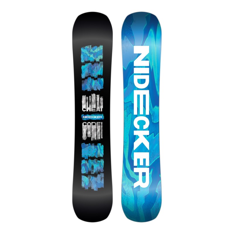 Snowboard board youth Nidecker 2027 Cheat Code Black Green White