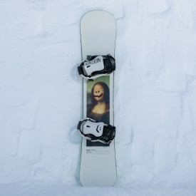 Snowboard board Men Nidecker 2027 Tape Deck White Black