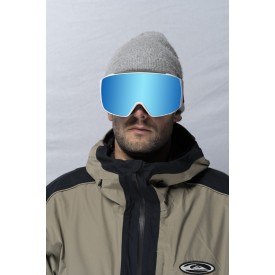 Snowboard goggles Aphex Orion White / Revo Blue lens S3 / Lens S1 incl.