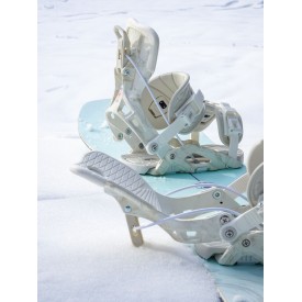 Snowboard bindings women Flow 2024 Omni White