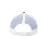 Gorra Glassy Curva Verde Blanco Back