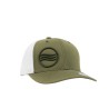 Gorra Glassy Curva Verde Blanco