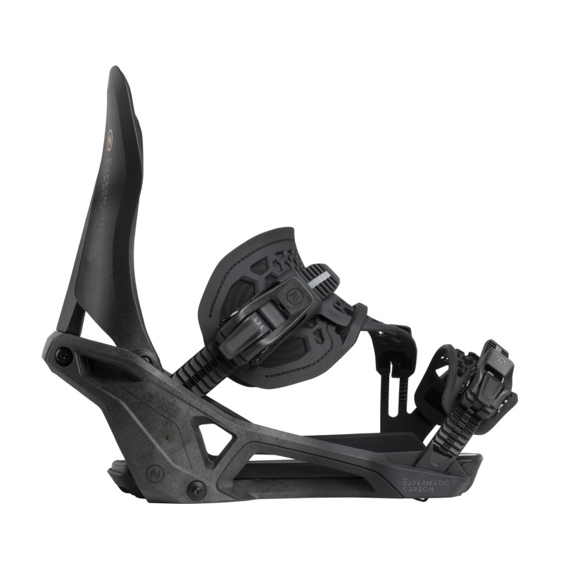 Bindings unisex Nidecker 2025 SUPERMATIC® Carbon Black