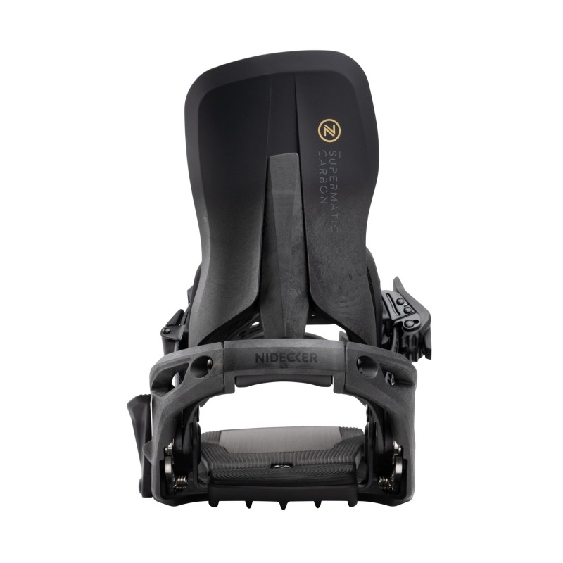 Bindings unisex Nidecker 2025 SUPERMATIC® Carbon Black