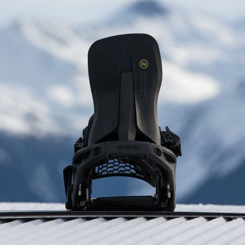 Bindings unisex Nidecker 2025 SUPERMATIC® Carbon Black