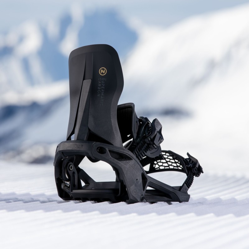 Bindings unisex Nidecker 2025 SUPERMATIC® Carbon Black