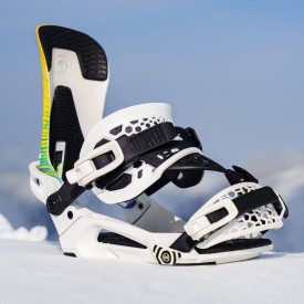 Bindings unisex Nidecker 2025 Kaon-Plus Blanco