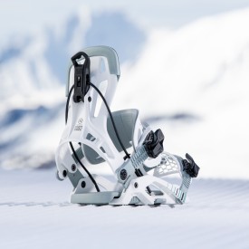 Bindings Unisex Nidecker 2025 Flow Fuse Hybrid White