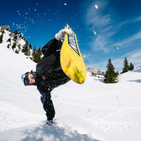 Snowboard men Nidecker 2025 Sensor Team Mustard