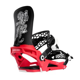 Snowboard bindings unisex Nidecker 2026 Kaon Red Tiger