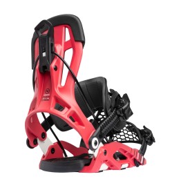 Snowboard bindings unisex Nidecker 2026 Flow Fuse Hybrid Crimson