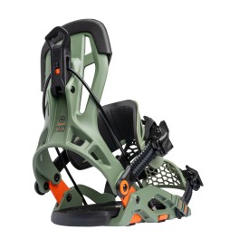 Snowboard bindings unisex Nidecker 2026 Flow Fuse Hybrid Khaki