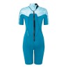 Neoprene wetsuit women NeilPryde 2025 Spark S/S Shorty 2/2 BZ C2 blue - 34