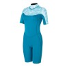 Neoprene wetsuit women NeilPryde 2025 Spark S/S Shorty 2/2 BZ C2 blue - 36