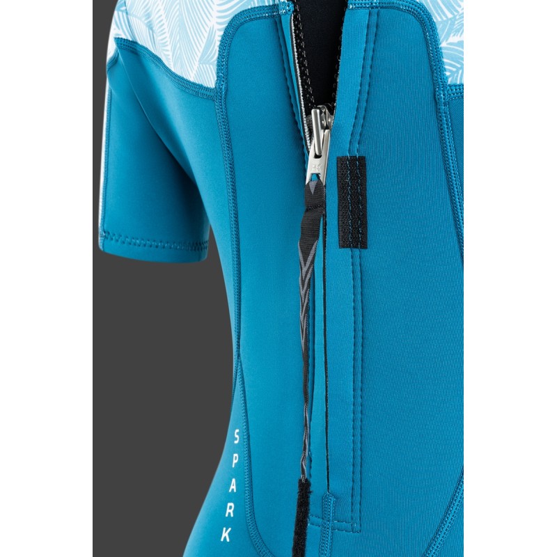 Neoprene wetsuit women NeilPryde 2025 Spark S/S Shorty 2/2 BZ C2 blue - 36