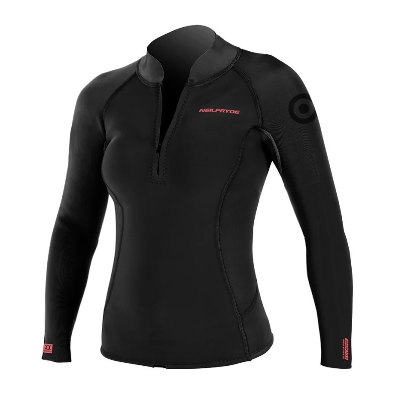Warmer women NeilPryde Spark Top C1 black teal - M