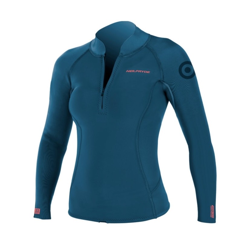 Warmer women NeilPryde Spark Top C2 petrol blue - L