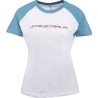 T-Shirt women JP-Australia white peacock blue - S